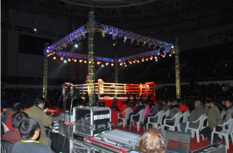 武林風安陽選拔賽選用音響、燈光